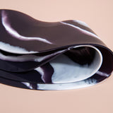 Maxbell Silicone Salon Hair Dye Pad Hair Cutting Cape for Perm Hair Dye Hairdressing Black