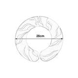 Maxbell Silicone Salon Hair Dye Pad Hair Cutting Cape for Perm Hair Dye Hairdressing Black