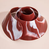 Maxbell Silicone Salon Hair Dye Pad Hair Cutting Cape for Perm Hair Dye Hairdressing Brown