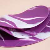 Maxbell Silicone Salon Hair Dye Pad Hair Cutting Cape for Perm Hair Dye Hairdressing Violet
