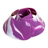 Maxbell Silicone Salon Hair Dye Pad Hair Cutting Cape for Perm Hair Dye Hairdressing Violet