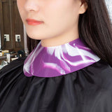 Maxbell Silicone Salon Hair Dye Pad Hair Cutting Cape for Perm Hair Dye Hairdressing Violet