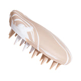 Maxbell Hair Scalp Massager Hair Washing Scalp Caring Brush for Home Bath Styling Tool Coffee color