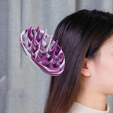 Maxbell Hair Scalp Massager Hair Washing Scalp Caring Brush for Home Bath Styling Tool Violet