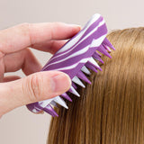 Maxbell Hair Scalp Massager Hair Washing Scalp Caring Brush for Home Bath Styling Tool Violet