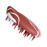 Maxbell Hair Scalp Massager Hair Washing Scalp Caring Brush for Home Bath Styling Tool Brown