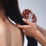 Maxbell Hair Scalp Massager Hair Washing Scalp Caring Brush for Home Bath Styling Tool Brown