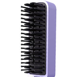 Maxbell Hair Straightener Brush Travel Size Birthday Presents Hair Straightener Comb Purple