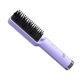Maxbell Hair Straightener Brush Travel Size Birthday Presents Hair Straightener Comb Purple