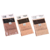 Maxbell 12Pcs Eyeliner Pencil Blemishes for Face Shaping Lips Dark Circles Treatment Black Nude Pink
