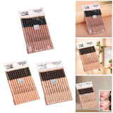 Maxbell 12Pcs Eyeliner Pencil Blemishes for Face Shaping Lips Dark Circles Treatment Black Nude Pink