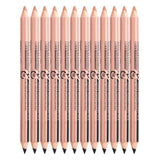 Maxbell 12Pcs Eyeliner Pencil Blemishes for Face Shaping Lips Dark Circles Treatment Black Nude Pink