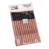 Maxbell 12Pcs Eyeliner Pencil Blemishes for Face Shaping Lips Dark Circles Treatment Black Nude Pink