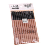 Maxbell 12Pcs Eyeliner Pencil Blemishes for Face Shaping Lips Dark Circles Treatment Black Nude Pink