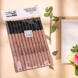 Maxbell 12Pcs Eyeliner Pencil Blemishes for Face Shaping Lips Dark Circles Treatment Black Nude Pink