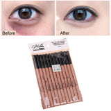 Maxbell 12Pcs Eyeliner Pencil Blemishes for Face Shaping Lips Dark Circles Treatment Black Nude Pink