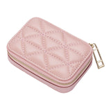 Maxbell Lipstick Case with Mirror Portable for Purse for Holiday Girls New Year Gift Pink