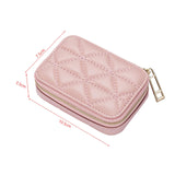 Maxbell Lipstick Case with Mirror Portable for Purse for Holiday Girls New Year Gift Pink