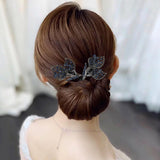 Maxbell Hair Bun Tool for Women Girls French Hairstyle Flexible Hair Styling Blue