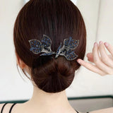 Maxbell Hair Bun Tool for Women Girls French Hairstyle Flexible Hair Styling Blue