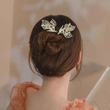 Maxbell Hair Bun Tool for Women Girls French Hairstyle Flexible Hair Styling Gold