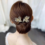 Maxbell Hair Bun Tool for Women Girls French Hairstyle Flexible Hair Styling Gold