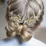 Maxbell Hair Bun Tool for Women Girls French Hairstyle Flexible Hair Styling Gold