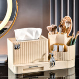 Maxbell Cosmetics Display Case Cosmetics Storage Holder Rotating Makeup Brush Holder Style A