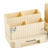 Maxbell Cosmetics Display Case Cosmetics Storage Holder Rotating Makeup Brush Holder Style B