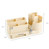 Maxbell Cosmetics Display Case Cosmetics Storage Holder Rotating Makeup Brush Holder Style B