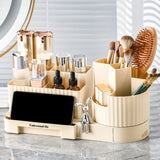 Maxbell Cosmetics Display Case Cosmetics Storage Holder Rotating Makeup Brush Holder Style B