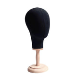 Maxbell Manikin Head Wig Hat Cap Display Stand for Shopping Mall Barbershop Beginner