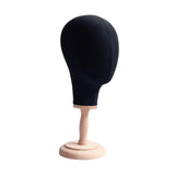 Maxbell Manikin Head Wig Hat Cap Display Stand for Shopping Mall Barbershop Beginner