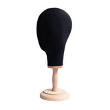 Maxbell Manikin Head Wig Hat Cap Display Stand for Shopping Mall Barbershop Beginner