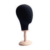 Maxbell Manikin Head Wig Hat Cap Display Stand for Shopping Mall Barbershop Beginner