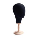 Maxbell Manikin Head Wig Hat Cap Display Stand for Shopping Mall Barbershop Beginner