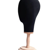 Maxbell Manikin Head Wig Hat Cap Display Stand for Shopping Mall Barbershop Beginner