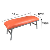 Maxbell Nail Arm Rest Pillow Desk Salon Accessories Manicure Tool for Home Salon Arm Orange