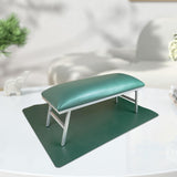 Maxbell Arm Rest for Nails with Mat Desk Hand Stand for Nail for Salon Home Nail Art Green