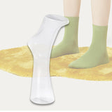 Maxbell Mannequin Foot Model Clear Fake Foot Model for Ankle Bracelet Short Stocking