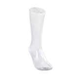 Maxbell Mannequin Foot Display Transparent Men Women Foot Model for Retail Home Shop male