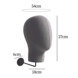 Maxbell Manikin Head Multipurpose Wig Display Model Head Hat Rack for Hats Wig Caps