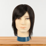 Maxbell Hair Training Head Multipurpose Male Mannequin Head for DIY Braiding Cutting