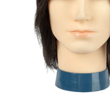 Maxbell Hair Training Head Multipurpose Male Mannequin Head for DIY Braiding Cutting