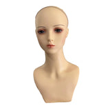 Maxbell Manikin Wig Display Standmannequin Head Female Mannequin Head for Eyeglasses