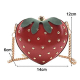 Maxbell Girls Strawberry Purse Elegant Shoulder Bag for Ladies Female Cocktail Party