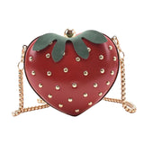Maxbell Girls Strawberry Purse Elegant Shoulder Bag for Ladies Female Cocktail Party