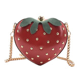 Maxbell Girls Strawberry Purse Elegant Shoulder Bag for Ladies Female Cocktail Party