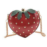 Maxbell Girls Strawberry Purse Elegant Shoulder Bag for Ladies Female Cocktail Party