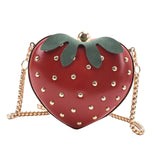 Maxbell Girls Strawberry Purse Elegant Shoulder Bag for Ladies Female Cocktail Party